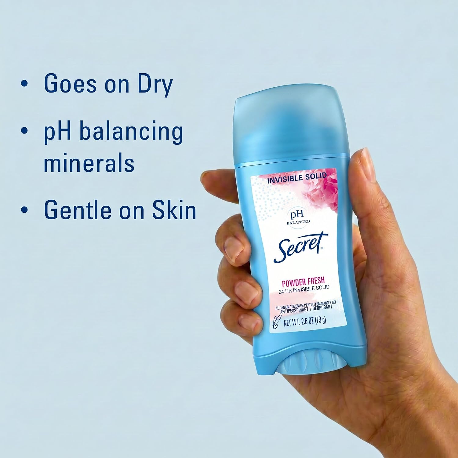Secret Anti-Perspirant Deodorant Invisible Solid Powder Fresh Twin Pack 5.20 oz - Image 2