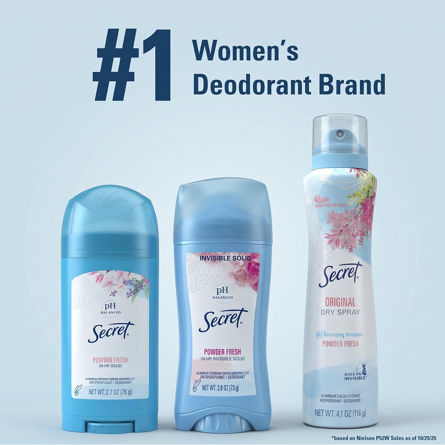 Secret Anti-Perspirant Deodorant Invisible Solid Powder Fresh Twin Pack 5.20 oz - Image 9